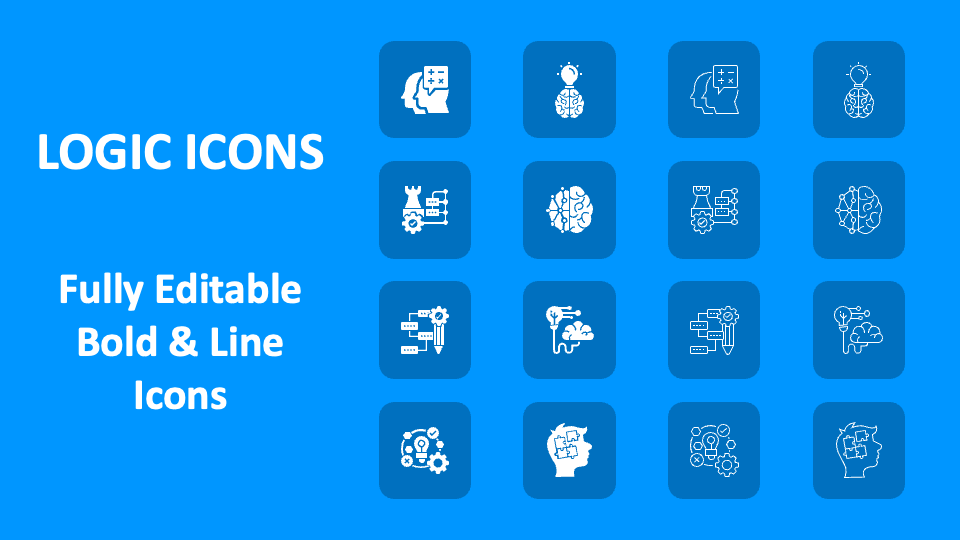 Logic Icons for PowerPoint and Google Slides - PPT Slides