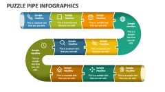 Puzzle Pipe Infographics - Slide 1
