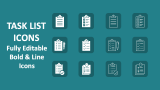 Task List Icons - Slide 1