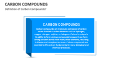 Definition of Carbon Compounds? - Slide 1