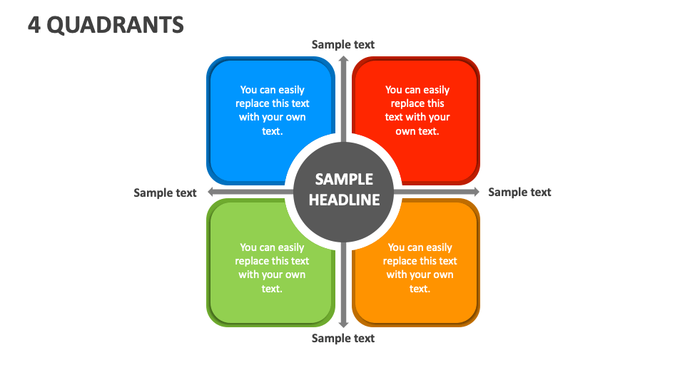 Four Squares Design PowerPoint Presentation Slides - PPT Template