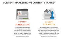 Content Marketing Vs Content Strategy - Slide 1