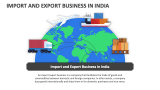 Import and Export Business in India - Slide 1