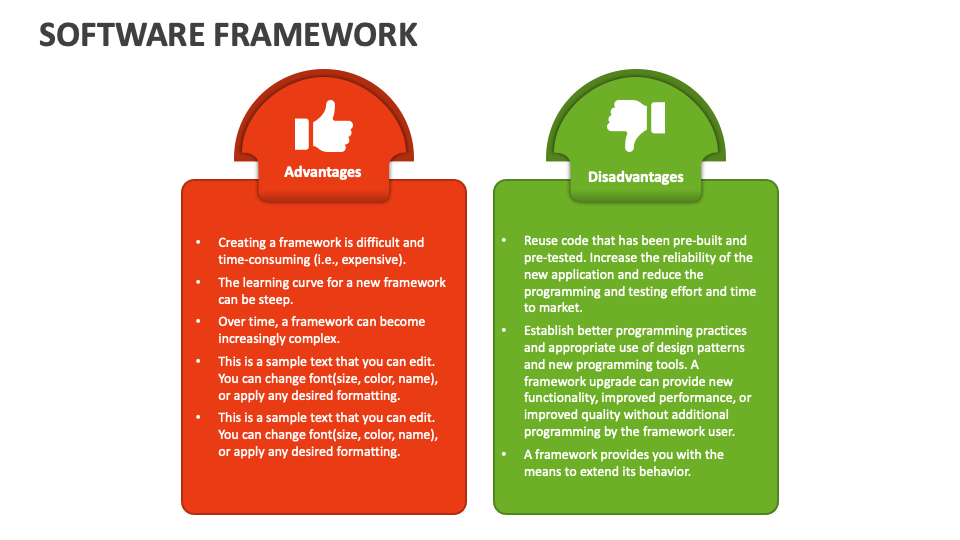 Software Framework PowerPoint and Google Slides Template - PPT Slides