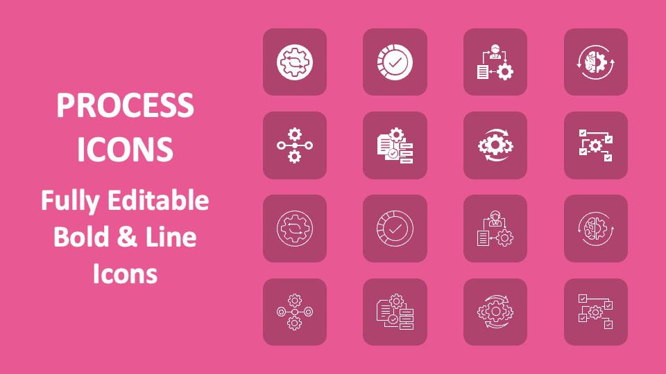 Process Icons for PowerPoint and Google Slides - PPT Slides