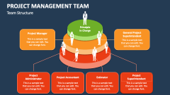 Project Management Team Structure - Slide 1