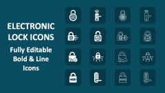Electronic Lock Icons - Slide 1