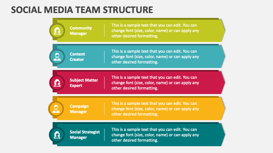 Social Media Team Structure PowerPoint Presentation Slides PPT Template