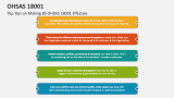 Top Tips on Making BS OHSAS 18001 Effective - Slide 6