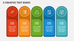 5 Creative Text Boxes - Slide
