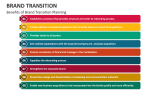 Benefits of Brand Transition Planning - Slide 3