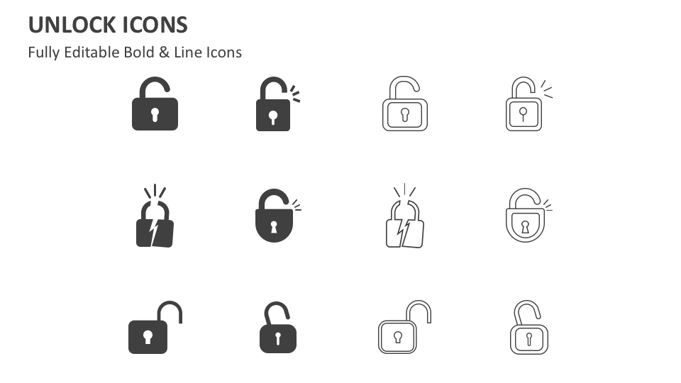 unlock-icons-powerpoint-presentation-slides-ppt-template