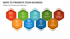 9 Ways to Promote your Business - Slide 1