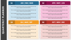 Quarterly Planner - Slide 1