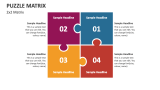 Puzzle Matrix PowerPoint Presentation Slides - PPT Template