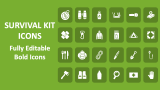 Survival Kit Icons - Slide 1