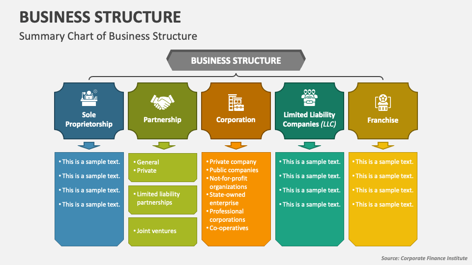 Business Structure Powerpoint Presentation Slides Ppt Template