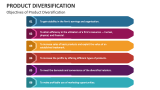 Objectives of Product Diversification - Slide 2