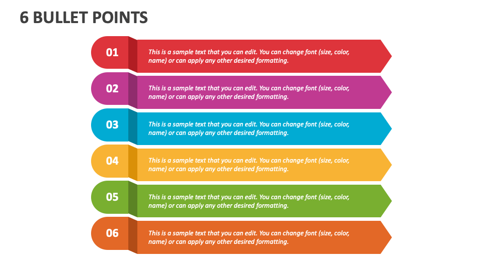 google presentation bullet points