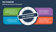 What do you mean by Tax Evasion? - Slide 1