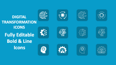 Digital Transformation Icons - Slide 1