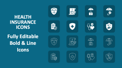 Health Insurance Icons - Slide 1