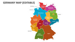 Germany Map (Editable) - Slide 1