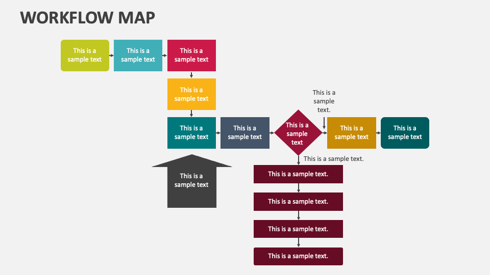 Workflow Map PowerPoint Presentation Slides - PPT Template