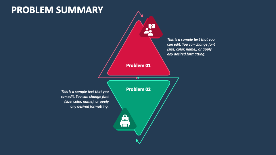 Problem Summary PowerPoint and Google Slides Template - PPT Slides
