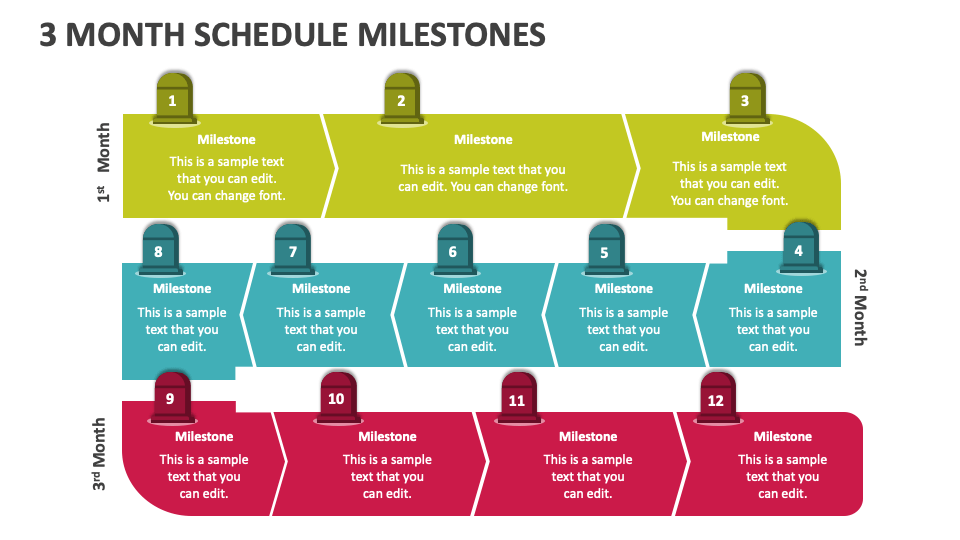 3-month-schedule-milestones-powerpoint-presentation-slides-ppt-template