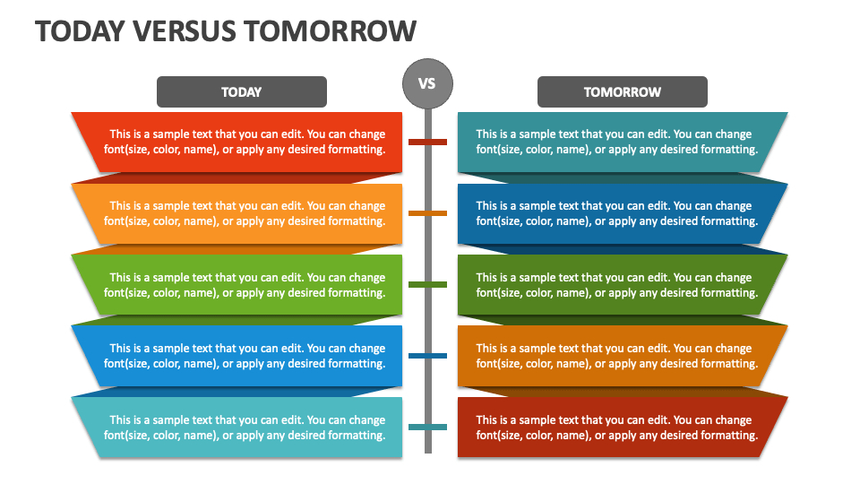 Today Versus Tomorrow PowerPoint And Google Slides Template PPT Slides today-versus-tomorrow-powerpoint-and-google-slides-template-ppt-slides