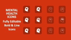 Mental Health Icons - Slide 1