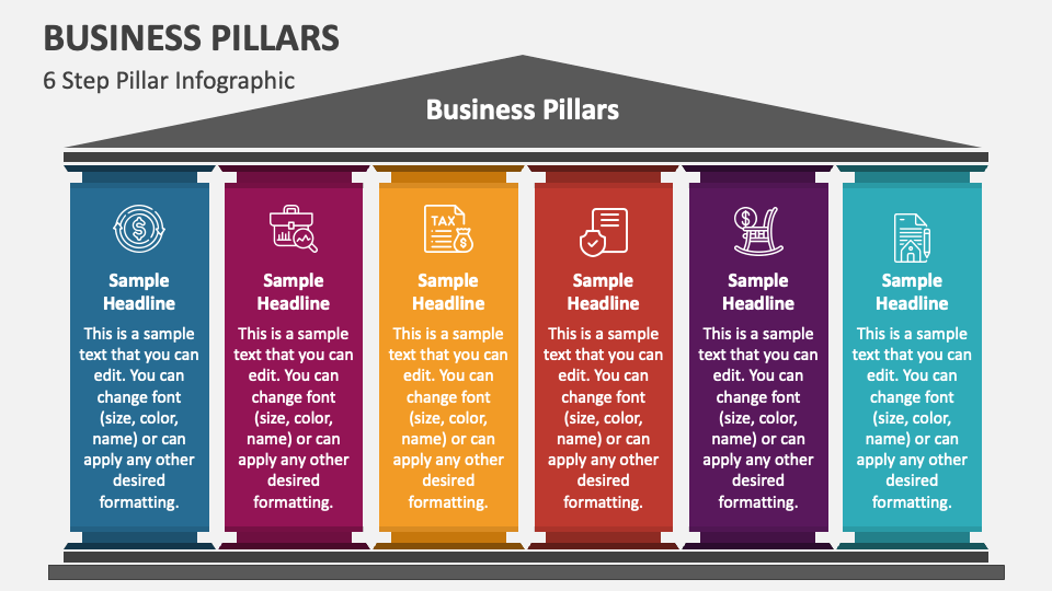 Business Pillars PowerPoint Presentation Slides PPT Template