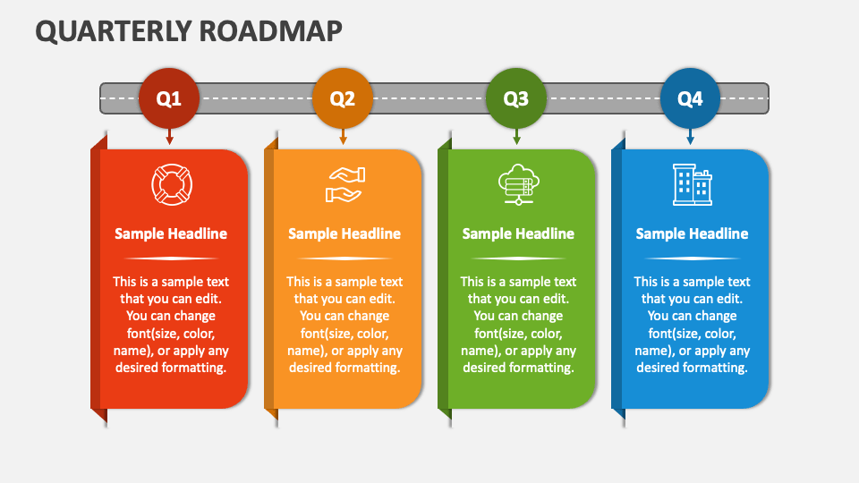 Quarterly Roadmap PowerPoint Presentation Slides PPT Template
