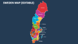 Sweden Map (Editable) - Slide 2