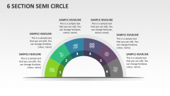 6 Section Semi Circle - Slide 1