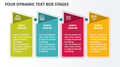 Four Dynamic Text Box Stages - Slide 1