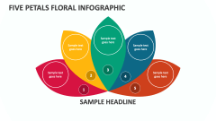 Five Petals Floral Infographic - Slide 1