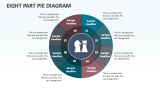 Eight Part Pie Diagram - Slide 1