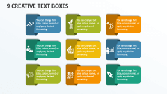 9 Creative Text Boxes - Slide 1