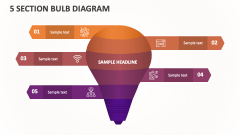 5 Section Bulb Diagram - Slide 1