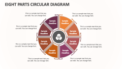 Eight Parts Circular Diagram - Slide 1