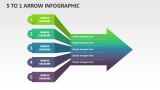 5 to 1 Arrow Infographic - Slide 1