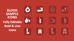Blood Sample Icons - Slide 1