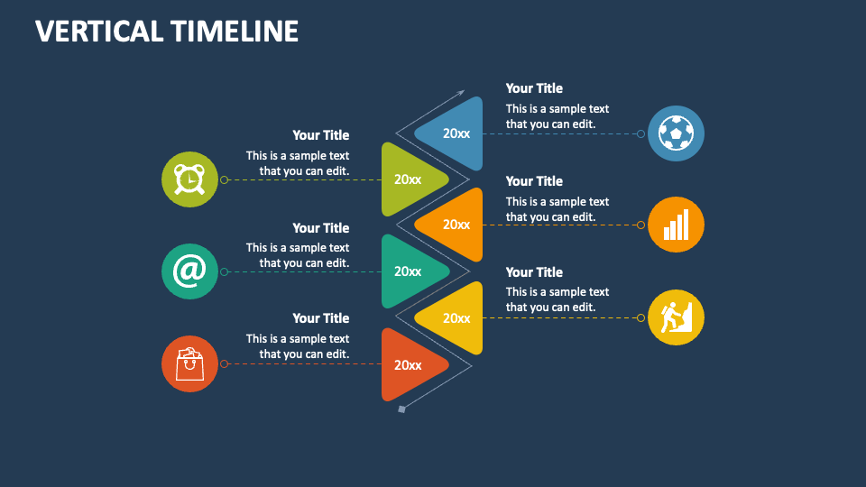 Vertical Timeline Template for PowerPoint and Google Slides PPT Slides