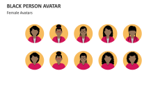 Black Person Avatar - Slide 1