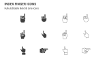 Index Finger Icons - Slide 2