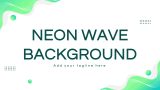Neon Wave Background - Slide 1