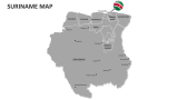 Suriname Map - Slide 2
