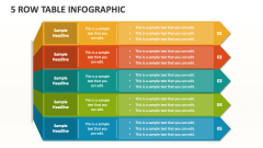 5 Row Table infographic - Slide 1
